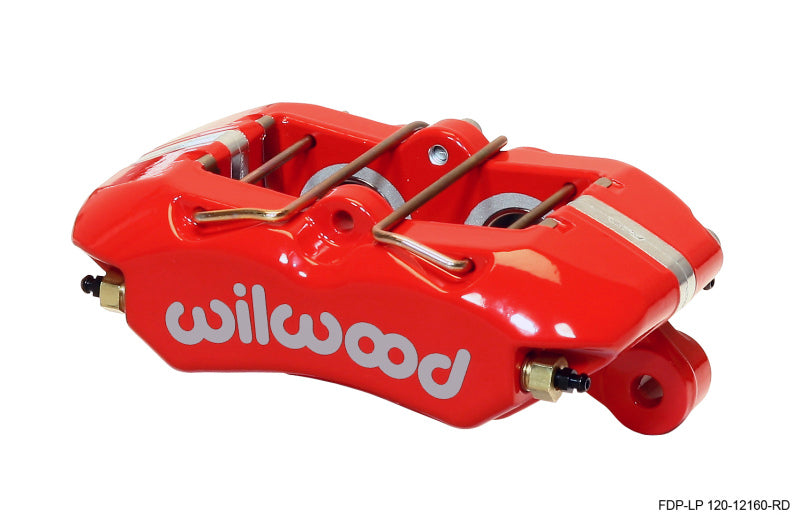 Wilwood Caliper-FDP-LP, 5.25" mt. - Red, 1.12" Pistons, .81" Disc 120-12160-RD Photo - Primary
