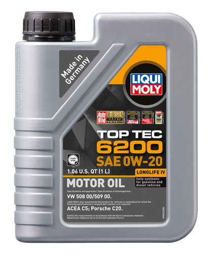 LIQUI MOLY 1L Top Tec 6200 Motor Oil SAE 0W20 20236 20236 Photo - Primary
