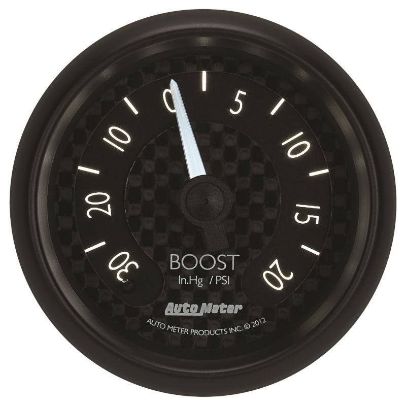 Autometer 2-1/16" Boost/Vacuum,30 IN HG/20 PSI,Mechanical,GT 8001 User 4