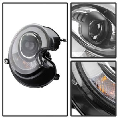 Spyder Mini Cooper 2010-2012 Projector Headlights Xenon/HID Model- DRL Blk PRO-YD-MC07-HID-DRL-BK 5080615 5080615 Photo - Unmounted