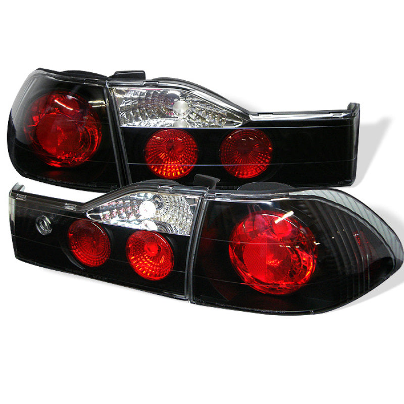 Spyder Honda Accord 01-02 4Dr Euro Style Tail Lights Black ALT-YD-HA01-4D-BK 5003959 5003959 Photo - Primary