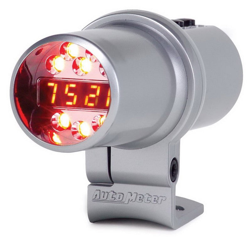 Autometer Shift Light, Digital W/ Amber Led, Slvr, Dpss Level 1 5344 User 2