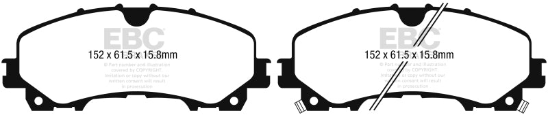 EBC Disc Brake Pad Set DP23036 Photo - Primary