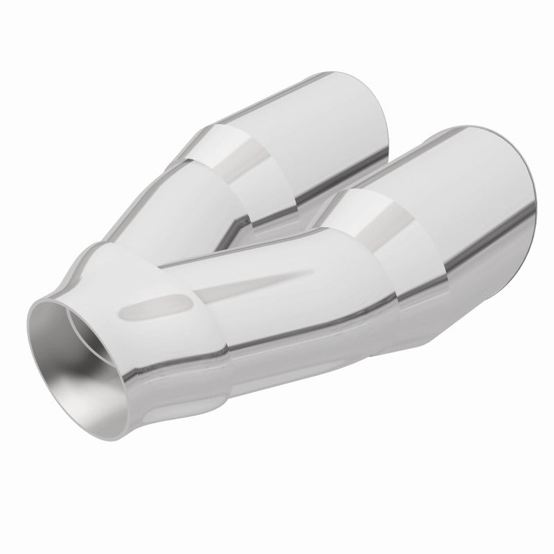 Magnaflow Double Wall 3in Dual Round Polished Tip 2.25in Inlet 35226 35226 360 Degree Image Set