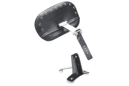 Mustang Motorcycle Mustang 08-21 Harley FL Touring Driver Backrest Kit w/Blk Pearl Studs- Black 79068 79068 Photo - Primary