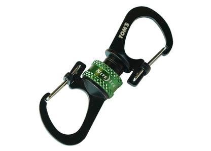 TOM'S Racing NITEIZE x TOM'S Slidelock 360 Magnetic Locking Dual Carabiner
