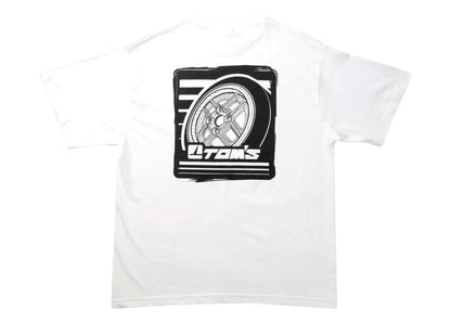 TOM'S Racing Igeta Wheel Design T-Shirt (White)