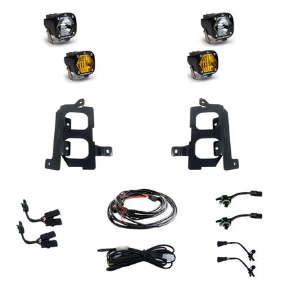 Baja Designs 2020+ GMC 2500/3500 Fog Pocket Kit 447849