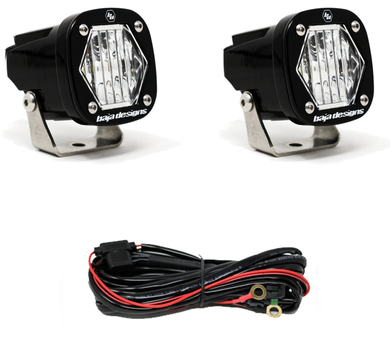 Baja Designs S1 Black LED Auxiliary Light Pod Pair - Universal