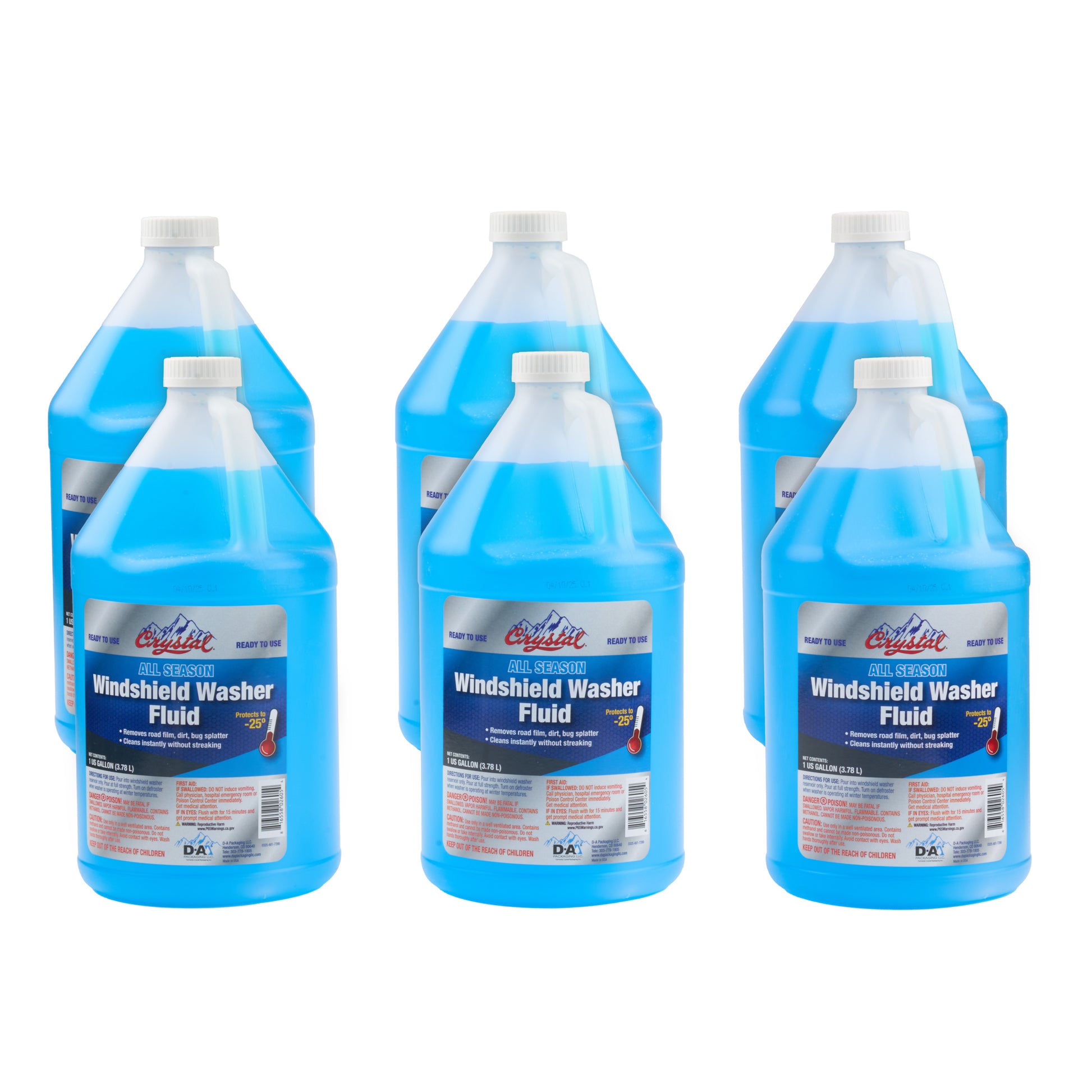 PENNGRADE MOTOR OIL Windshield Washer Fluid -25F Case 6 x 1 Gallon Oils, Fluids and Sealer Cleaners and Degreasers main image