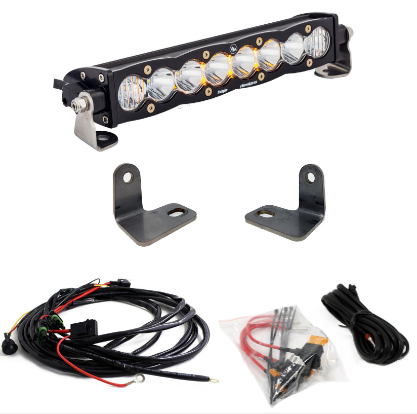 Baja Designs 16-18 Polaris RZR Turbo XP S8 Series 10in Light Bar Kit 447073