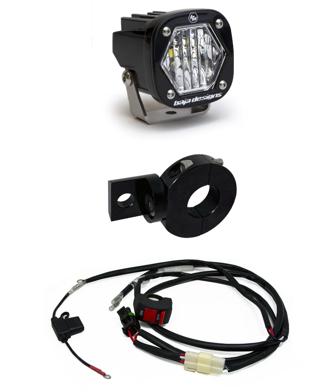 Baja Designs Moto Electric Start Pit Bike S1 Auxiliary Light Kit - Universal