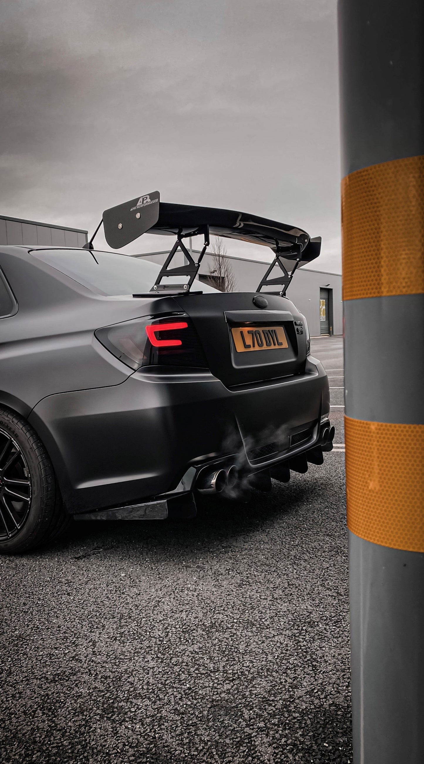 APR Subaru STI 60.5" GTC200 Carbon Fiber Adjustable Wing 2011-2014 SPEC