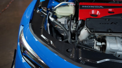 APR Carbon Fiber Honda FL5 Civic Type R Carbon Fiber Radiator Cooling Plat