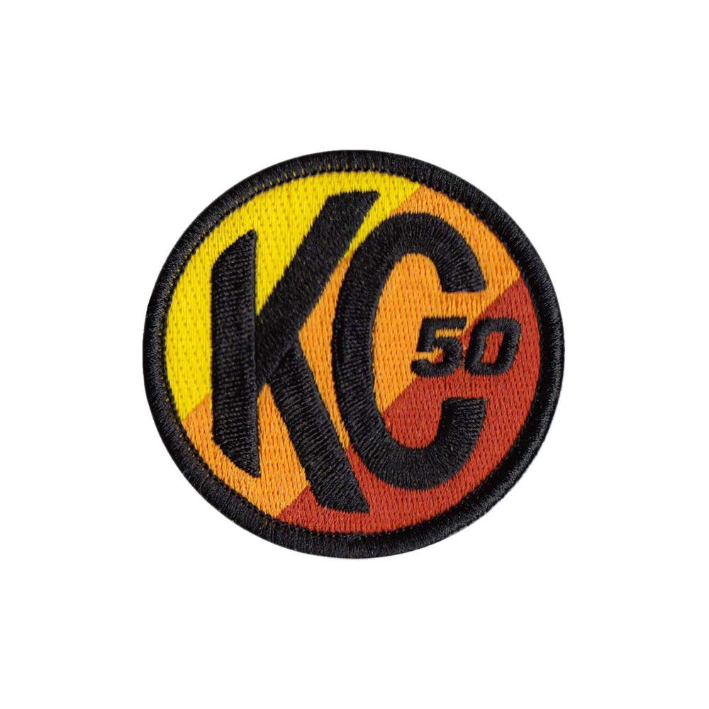 KC HiLiTES Racer 50 Hook and Loop Patch - Round - 2.5" 7005