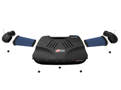 aFe Momentum ST Pro 5R Intake System 15-19 BMW X5M / X6M 4.4L TT (S63) 50-40045R 50-40045R Photo - Unmounted