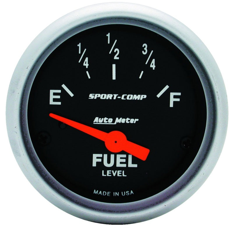 Autometer t Comp 3317 2" Fuel Level 0 E/30 F Gauge 3317 Photo - Primary