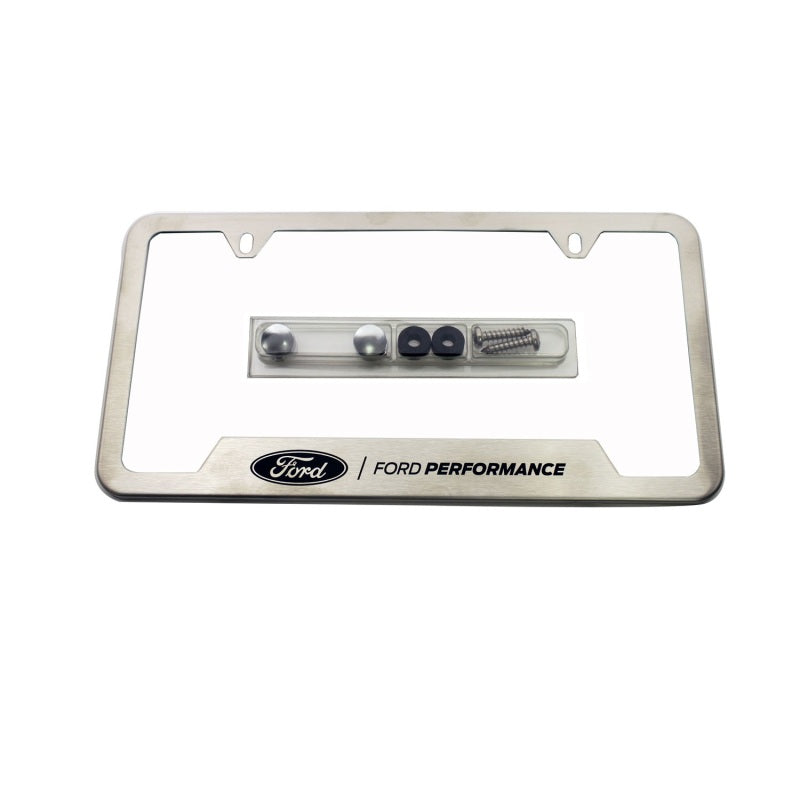 Ford Racing Stainless Steel Ford Performance License Plate Frame M-1828-SS304C M-1828-SS304C Photo - Primary
