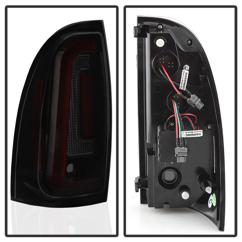 Spyder 05-15 Toyota Tacoma LED Tail Lights (Not Compatible w/OEM LEDS) - Smoke ALT-YD-TT05V2-LB-BSM 5085474 5085474 Photo - Unmounted