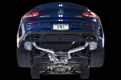 AWE Tuning Mercedes-Benz W205 AMG C63/S Coupe Track Edition Exhaust System (no tips) 3020-31020 3020-31020 Photo - Mounted