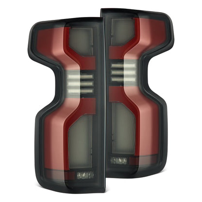 AlphaRex 19-24 Chevy Silverado 1500 / 20-24 2500HD/3500HD LUXX-Series LED Tail Lights Red 620068 620068 Photo - Primary