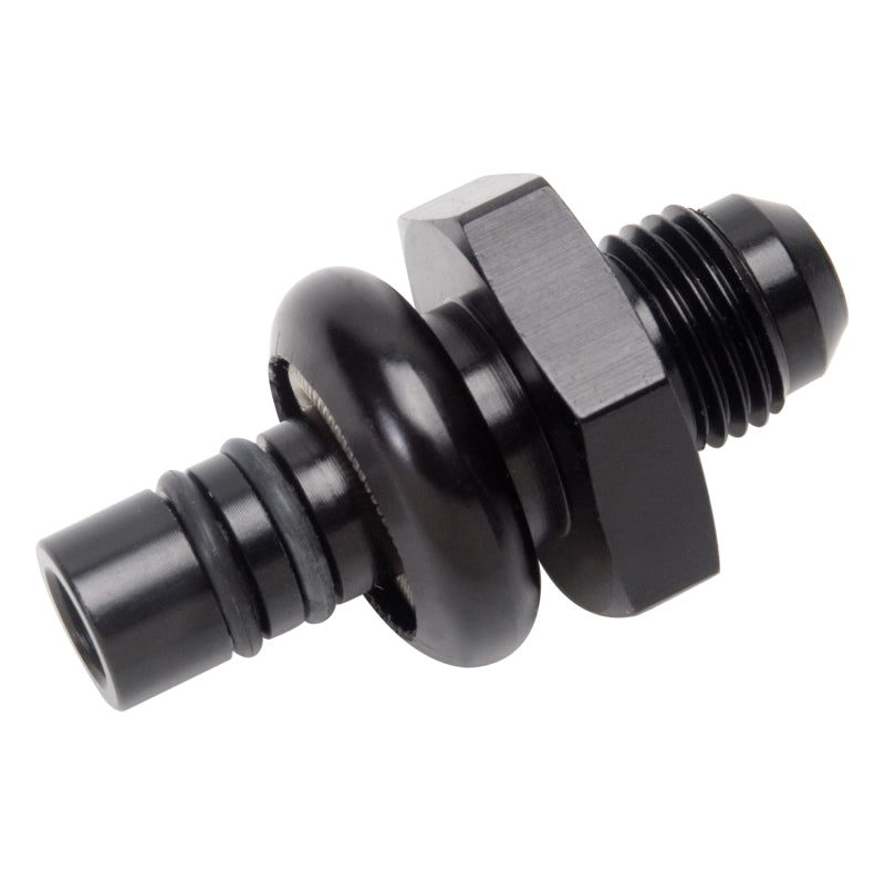 Russell Ford EFI Pressure Side X -8 AN Fuel Fitting Blk Anodize 640883 Photo - Primary