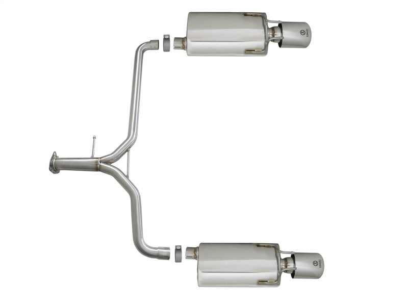 aFe Takeda Axle Back Exhaust System Honda 2.4L Accord Sedan 13-14 49-36604 Photo - Unmounted