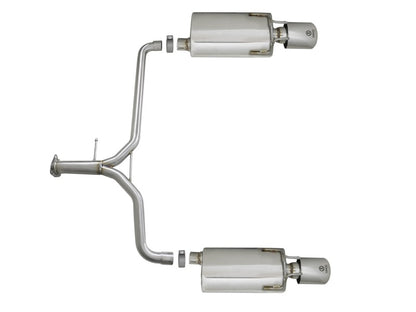 aFe Takeda Axle Back Exhaust System Honda 2.4L Accord Sedan 13-14 49-36604 Photo - Unmounted