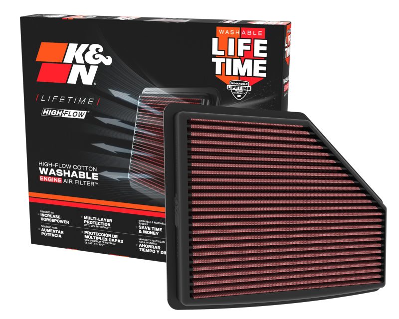 K&N Engineering K&N 21-22 Acura TLX V6 3.0L Replacement Air Filter 33-5119 33-5119 Photo - out of package