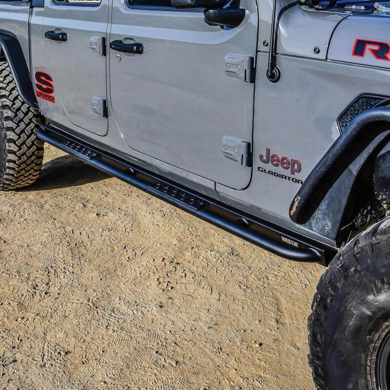 Westin 20-23 Jeep Gladiator Rock Slider - Textured Black 42-14165 42-14165 Photo - Mounted