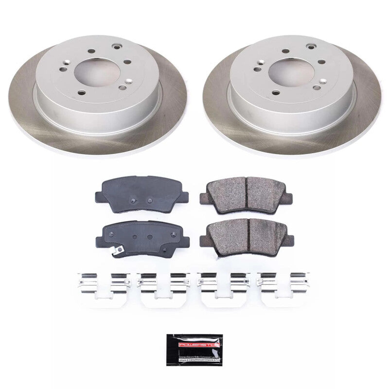 PowerStop Power Stop 17-22 Kia Sportage Rear Semi-Coated Rotor Kit SC7729 SC7729 Photo - Primary
