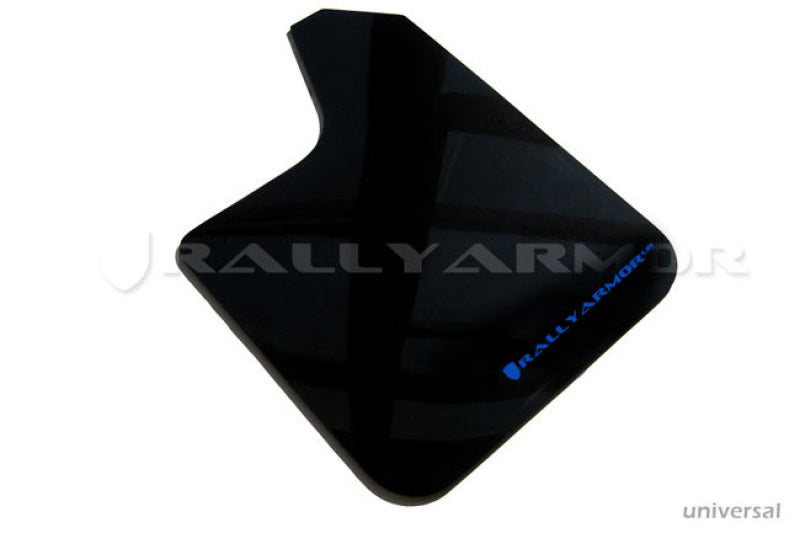Rally Armor Universal UR Mud flap Blue Logo MF12-UR-BLK/BL Photo - Primary