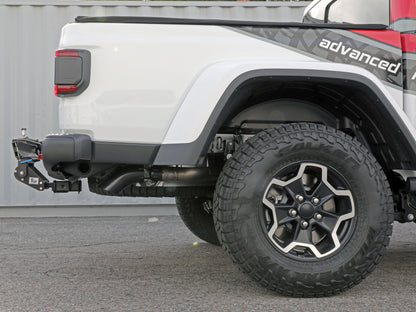 aFe 2021+ Jeep Gladiator V6-3.0L (td) Vulcan Series 3in 304SS HT DPF-Back Exhaust System - Black Tip 49-38094-B 49-38094-B Photo - Mounted