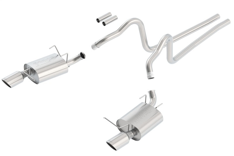 Borla 2011 Ford Mustang 3.7L 6cyl 6spd RWD SS S-Type Catback Exhaust 140375 140375 Photo - Primary