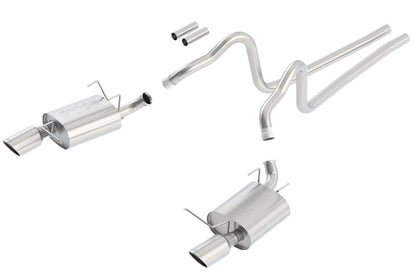 Borla 2011 Ford Mustang 3.7L 6cyl 6spd RWD SS S-Type Catback Exhaust 140375 140375 Photo - Primary