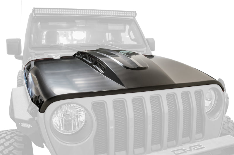 DV8 Offroad 18+ Jeep JL Heat Dispersion Hood - Primer Black HDMBJL-01 HDMBJL-01 User 1