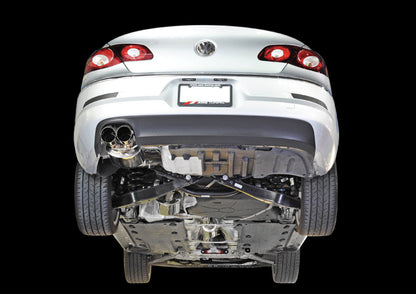 AWE Tuning VW CC 2.0T Touring Edition Performance Exhaust - Diamond Black Tips 3015-23014 3015-23014 Photo - Mounted