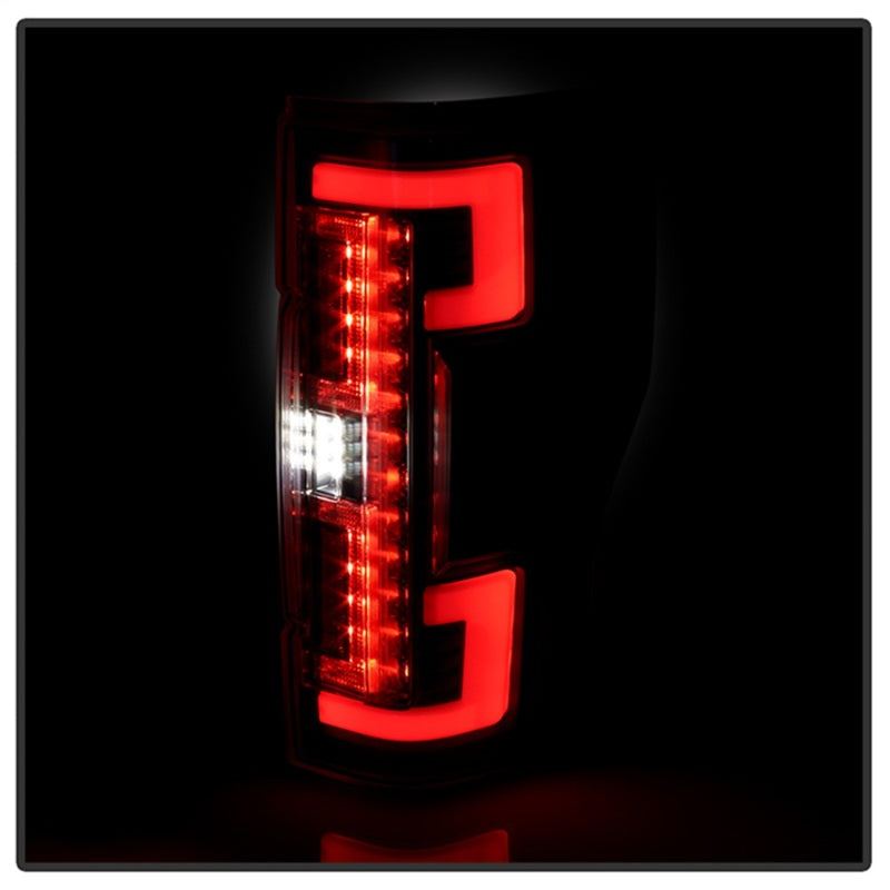SPYDER 20-21 Ford F250 Superduty LED Tail Lights - Black (ALT-YD-FS20HAL-LED-BK) 5088659 5088659 Photo - Unmounted