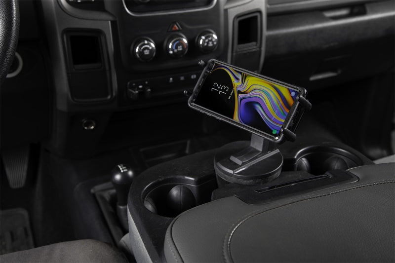 Daystar Hands Free Phone Grip Fits In Cup Holder DASKU81001BK KU81001BK Photo - Mounted