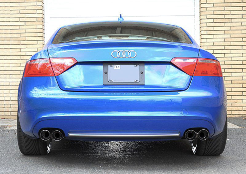 AWE Tuning Audi B8 A5 2.0T Touring Edition Exhaust - Quad Outlet Diamond Black Tips 3015-43024 3015-43024 Photo - Mounted