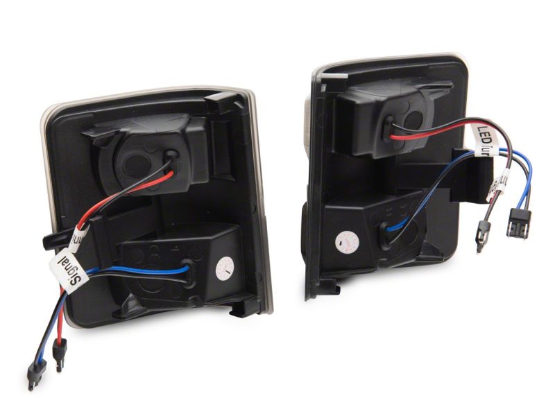 Raxiom 11-16 Ford F-250/F-350 Super Duty Axial LED Switchback Side Mirror Marker Lamps- Smoked SD18248 SD18248 Photo - Close Up