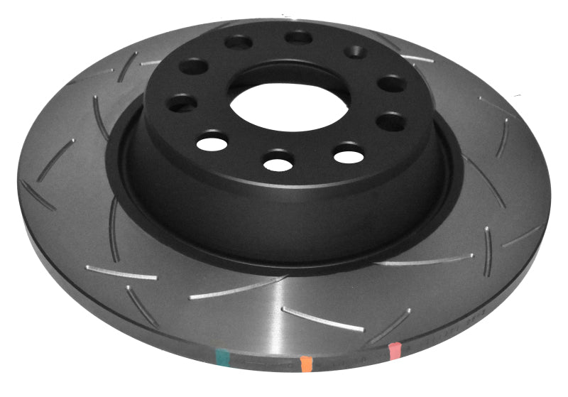 DBA 06-08 Audi A3/10/06-08 TT / 10/04-10 VW Golf (MK5)/3/05+ Passat Rear Slotted 4000 Series Rotor 42807S 42807S Photo - out of package