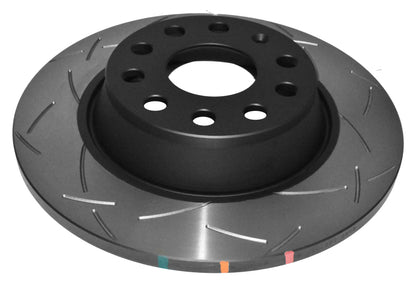 DBA 06-08 Audi A3/10/06-08 TT / 10/04-10 VW Golf (MK5)/3/05+ Passat Rear Slotted 4000 Series Rotor 42807S 42807S Photo - out of package