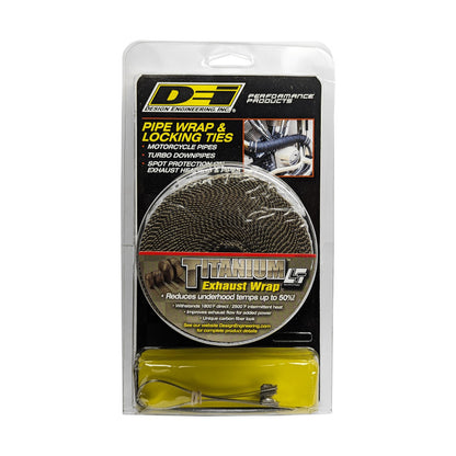 DEI Exhaust Wrap Kit - Pipe Wrap and Locking Tie - Titanium 10123 10123 Photo - Unmounted