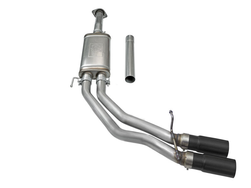 aFe Cat Back Exhaust Black - Ford F-150 15-16 49-43081-B Photo - Unmounted