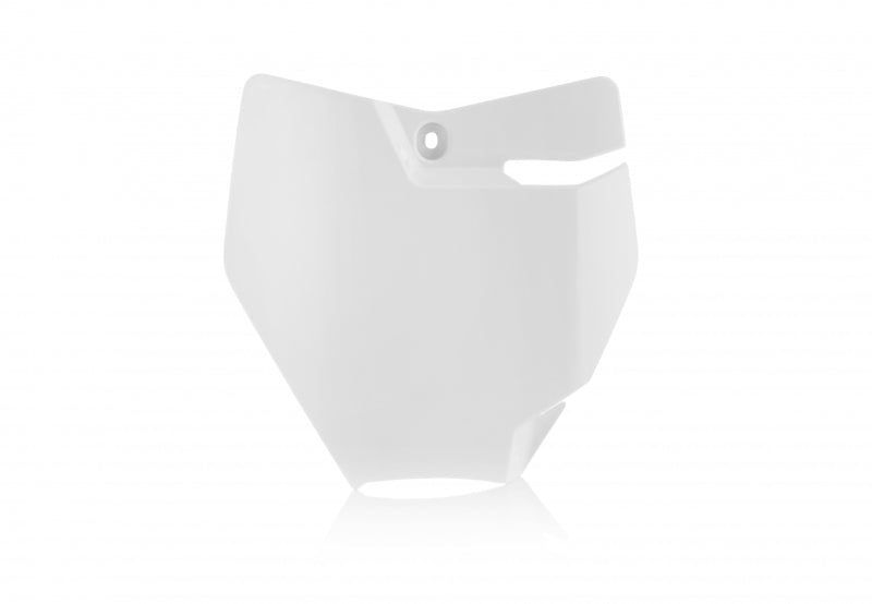 Acerbis 16-23 KTM SX65/ 21-23 GasGas MC65 Front Number Plate - White 2449400002 2449400002 Photo - Primary
