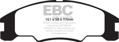 EBC Disc Brake Pad Set DP41822R Photo - Primary