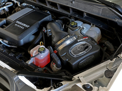 aFe Momentum HD Cold Air Intake System w/Pro Dry S Filter 2020 GM 1500 3.0 V6 Diesel 50-70064D 50-70064D Photo - Mounted