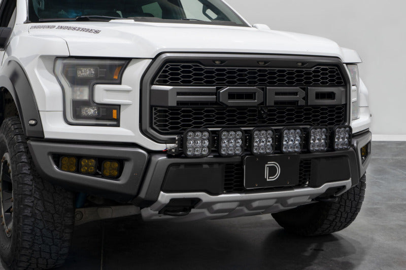 Diode Dynamics 17-20 Ford Raptor SS5 Grille CrossLink Lightbar Kit - Yellow Pro Combo DD7338 DD7338 User 3