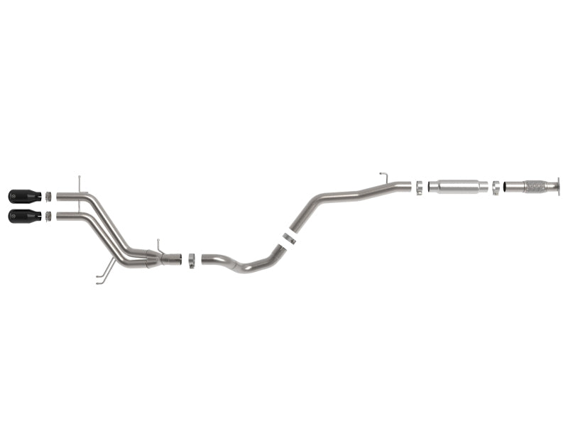 aFe Takeda 2-1/2in to 3in SS-304 Cat-Back Exhausts w/ Black Tip 13-17 Hyundai Veloster L4-1.6L 49-37018-B 49-37018-B Photo - Unmounted